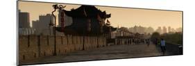 China 10MKm2 Collection - Shadows of the City Walls at sunset - Xi'an City-Philippe Hugonnard-Mounted Photographic Print