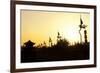 China 10MKm2 Collection - Shadows of the City Walls at sunset - Xi'an City-Philippe Hugonnard-Framed Photographic Print