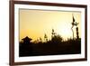 China 10MKm2 Collection - Shadows of the City Walls at sunset - Xi'an City-Philippe Hugonnard-Framed Photographic Print