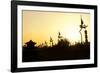 China 10MKm2 Collection - Shadows of the City Walls at sunset - Xi'an City-Philippe Hugonnard-Framed Photographic Print