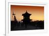 China 10MKm2 Collection - Shadows of the City Walls at sunset - Xi'an City-Philippe Hugonnard-Framed Photographic Print