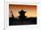 China 10MKm2 Collection - Shadows of the City Walls at sunset - Xi'an City-Philippe Hugonnard-Framed Photographic Print