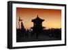 China 10MKm2 Collection - Shadows of the City Walls at sunset - Xi'an City-Philippe Hugonnard-Framed Photographic Print