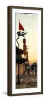 China 10MKm2 Collection - Shadows of the City Walls at sunset - Xi'an City-Philippe Hugonnard-Framed Photographic Print