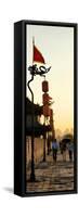 China 10MKm2 Collection - Shadows of the City Walls at sunset - Xi'an City-Philippe Hugonnard-Framed Stretched Canvas