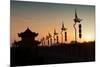 China 10MKm2 Collection - Shadows of the City Walls at sunset - Xi'an City-Philippe Hugonnard-Mounted Photographic Print