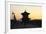 China 10MKm2 Collection - Shadows of the City Walls at sunset - Xi'an City-Philippe Hugonnard-Framed Photographic Print