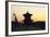 China 10MKm2 Collection - Shadows of the City Walls at sunset - Xi'an City-Philippe Hugonnard-Framed Photographic Print