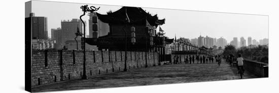 China 10MKm2 Collection - Shadows of the City Walls at sunset - Xi'an City-Philippe Hugonnard-Stretched Canvas