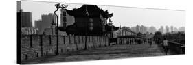 China 10MKm2 Collection - Shadows of the City Walls at sunset - Xi'an City-Philippe Hugonnard-Stretched Canvas