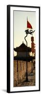 China 10MKm2 Collection - Shadows of the City Walls at sunset - Xi'an City-Philippe Hugonnard-Framed Photographic Print