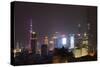 China 10MKm2 Collection - Shanghai Cityscape at night-Philippe Hugonnard-Stretched Canvas