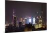 China 10MKm2 Collection - Shanghai Cityscape at night-Philippe Hugonnard-Mounted Photographic Print