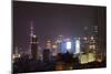 China 10MKm2 Collection - Shanghai Cityscape at night-Philippe Hugonnard-Mounted Photographic Print