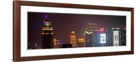 China 10MKm2 Collection - Shanghai Cityscape at night-Philippe Hugonnard-Framed Photographic Print