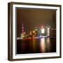 China 10MKm2 Collection - Shanghai Cityscape at night-Philippe Hugonnard-Framed Photographic Print