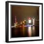 China 10MKm2 Collection - Shanghai Cityscape at night-Philippe Hugonnard-Framed Photographic Print