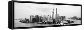 China 10MKm2 Collection - Shanghai Cityscape-Philippe Hugonnard-Framed Stretched Canvas