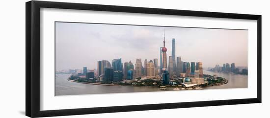 China 10MKm2 Collection - Shanghai Cityscape-Philippe Hugonnard-Framed Photographic Print