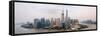 China 10MKm2 Collection - Shanghai Cityscape-Philippe Hugonnard-Framed Stretched Canvas