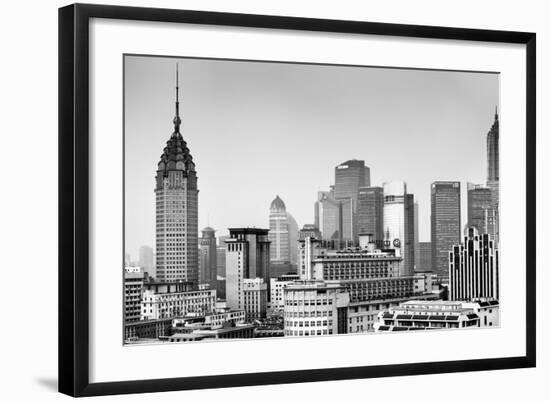 China 10MKm2 Collection - Shanghai Cityscape-Philippe Hugonnard-Framed Photographic Print