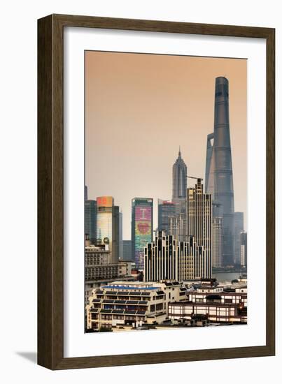 China 10MKm2 Collection - Shanghai Cityscape-Philippe Hugonnard-Framed Photographic Print