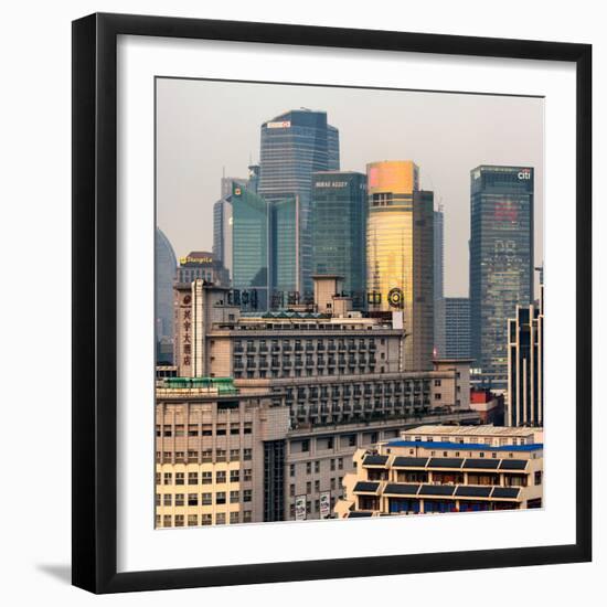 China 10MKm2 Collection - Shanghai Cityscape-Philippe Hugonnard-Framed Photographic Print