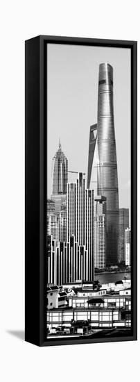 China 10MKm2 Collection - Shanghai Cityscape-Philippe Hugonnard-Framed Stretched Canvas