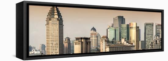 China 10MKm2 Collection - Shanghai Cityscape-Philippe Hugonnard-Framed Stretched Canvas