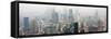 China 10MKm2 Collection - Shanghai Cityscape-Philippe Hugonnard-Framed Stretched Canvas