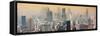 China 10MKm2 Collection - Shanghai Cityscape-Philippe Hugonnard-Framed Stretched Canvas