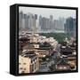 China 10MKm2 Collection - Shanghai Cityscape-Philippe Hugonnard-Framed Stretched Canvas