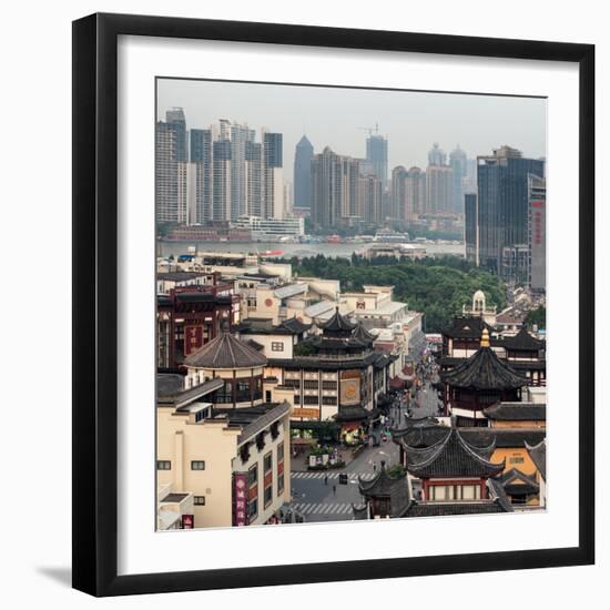 China 10MKm2 Collection - Shanghai Cityscape-Philippe Hugonnard-Framed Photographic Print