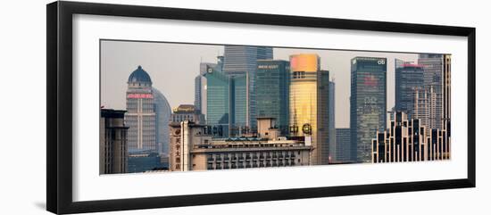 China 10MKm2 Collection - Shanghai Cityscape-Philippe Hugonnard-Framed Premium Photographic Print