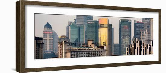 China 10MKm2 Collection - Shanghai Cityscape-Philippe Hugonnard-Framed Photographic Print