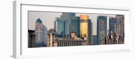 China 10MKm2 Collection - Shanghai Cityscape-Philippe Hugonnard-Framed Photographic Print