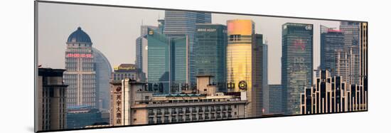 China 10MKm2 Collection - Shanghai Cityscape-Philippe Hugonnard-Mounted Photographic Print