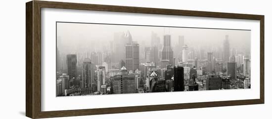 China 10MKm2 Collection - Shanghai Cityscape-Philippe Hugonnard-Framed Photographic Print