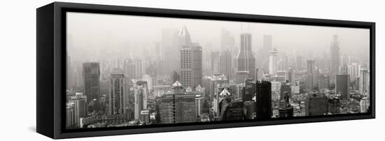 China 10MKm2 Collection - Shanghai Cityscape-Philippe Hugonnard-Framed Stretched Canvas