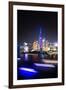 China 10MKm2 Collection - Shanghai Skyline with Oriental Pearl Tower at night-Philippe Hugonnard-Framed Premium Photographic Print