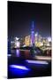 China 10MKm2 Collection - Shanghai Skyline with Oriental Pearl Tower at night-Philippe Hugonnard-Mounted Photographic Print