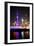 China 10MKm2 Collection - Shanghai Skyline with Oriental Pearl Tower at night-Philippe Hugonnard-Framed Photographic Print