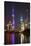 China 10MKm2 Collection - Shanghai Skyline with Oriental Pearl Tower at night-Philippe Hugonnard-Stretched Canvas