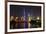 China 10MKm2 Collection - Shanghai Skyline with Oriental Pearl Tower at night-Philippe Hugonnard-Framed Photographic Print