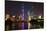 China 10MKm2 Collection - Shanghai Skyline with Oriental Pearl Tower at night-Philippe Hugonnard-Mounted Photographic Print