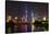 China 10MKm2 Collection - Shanghai Skyline with Oriental Pearl Tower at night-Philippe Hugonnard-Stretched Canvas