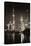 China 10MKm2 Collection - Shanghai Skyline with Oriental Pearl Tower at night-Philippe Hugonnard-Stretched Canvas