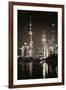 China 10MKm2 Collection - Shanghai Skyline with Oriental Pearl Tower at night-Philippe Hugonnard-Framed Photographic Print