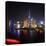 China 10MKm2 Collection - Shanghai Skyline with Oriental Pearl Tower at night-Philippe Hugonnard-Stretched Canvas