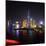 China 10MKm2 Collection - Shanghai Skyline with Oriental Pearl Tower at night-Philippe Hugonnard-Mounted Photographic Print